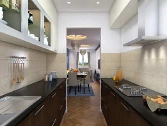 Кухні венге (75 фото): поєднання кухонного гарнітура венге з білим і бежевим, приклади дизайну інтер’єру з кутовою кухнею кольору венге
