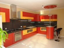 Кухонні тумби (53 фото): підлогові тумби зі стільницею, вузькі кутові тумби з висувними шухлядами на кухню, розміри тумб-шаф і інших моделей