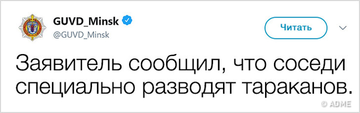 Міліція Мінська завела твіттер і тепер бореться не тільки з злочинністю, але і з поганим настроєм