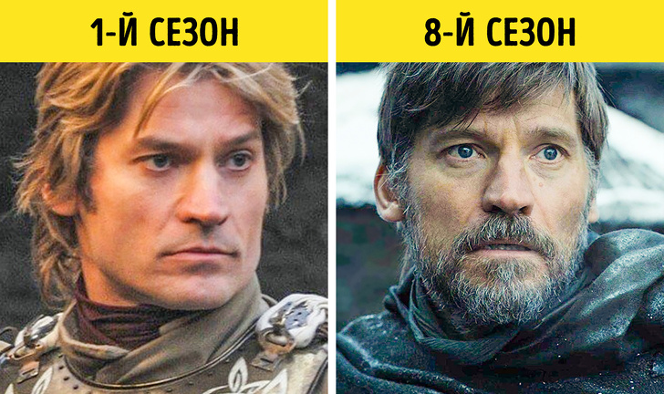 Подивіться, як змінилися герої «Ігри престолів» за 8 сезонів