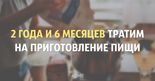 Скільки часу за все своє життя ми витрачаємо на різні справи