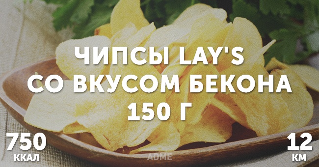 Скільки кілометрів «стоять» вкусняшки