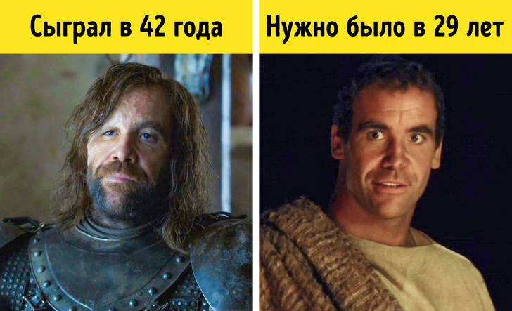 якби акторам було стільки ж років, як їх персонажам